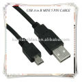 USB A bis B MINI 5 PIN CABLE für Computer, Kamera, MP4